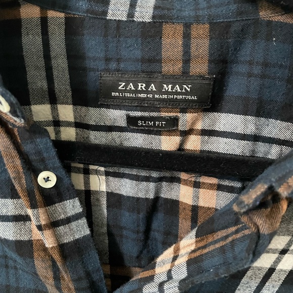 Zara Man - Plaid button up shirt - Picture 2 of 2